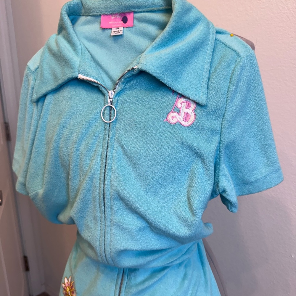 Barbie Aqua Terry Cloth Garment - Picture 5 of 6